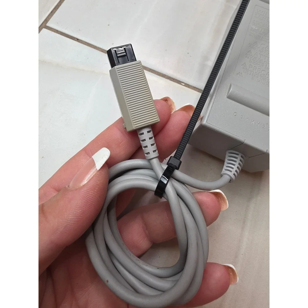 Nintendo Wii AC Adapter RVL-002 USA OEM Power Supply Cord Grey 12V 3.7A‎ A4